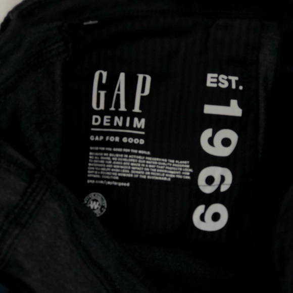 NWT Gap Black Super High Rise True Skinny Ankle Pant Size 30" Rise 11" - Picture 10 of 10